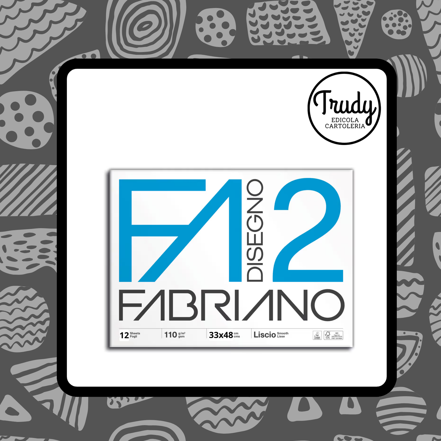 Album Fabriano F2, 110 gr (24x33 - 33x48)